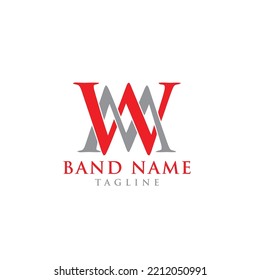 diseño del logotipo de mw logotype mw diseño del logotipo de la letra de diseño de mw