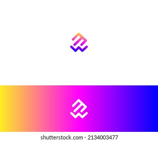 Mw, WM Letter Logo Design vector Template