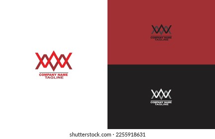 Mw or WM logo design vector templates 