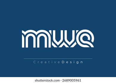 MWE Creative Diseño de Logo de Letra Moderno. Diseño elegante del logotipo del monograma con los Elementos decorativos y la tipografía