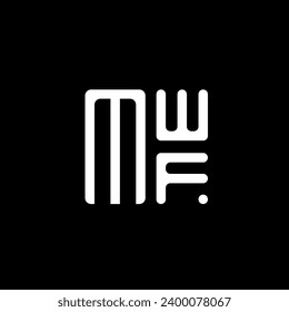 MWF letter logo vector design, MWF simple and modern logo. MWF luxurious alphabet design  