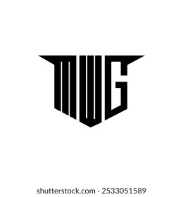 MWG carta logotipo design com fundo branco no ilustrador, logotipo vetorial moderno alfabeto estilo de sobreposição de fontes, projetos de caligrafia para logotipo, cartaz, convite, etc.