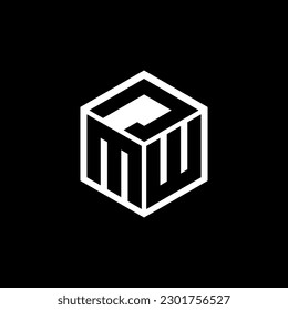MWJ letter logo design in illustration. Vector logo, calligraphy designs for logo, Poster, Invitation, etc.