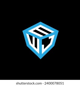 MWJ letter logo vector design, MWJ simple and modern logo. MWJ luxurious alphabet design  