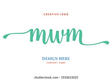 El logotipo de la inscripción MWM es sencillo, fácil de entender y autoritario