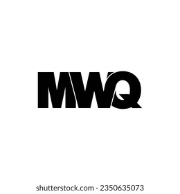 MWQ letter monogram logo design vector