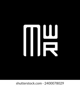 MWR letter logo vector design, MWR simple and modern logo. MWR luxurious alphabet design  