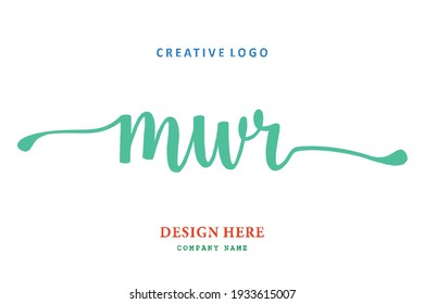 MWR lettering logo is simple, easy to understand and authoritative