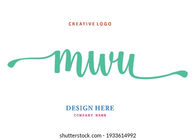 MWU lettering logo is simple, easy to understand and authoritative