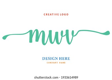 MWV lettering logo is simple, easy to understand and authoritative