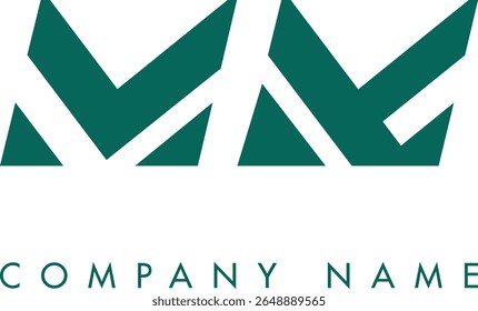 Diseño de Vector de logotipo de letra abstracta moderna creativa MX. Utilizable para su empresa o negocio e identidad de marca.