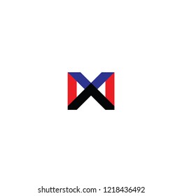 mx letter logo