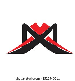 MX Logo Letter Vector Illustration