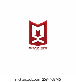 MX logo for Motocross shop design template, Motocross championship