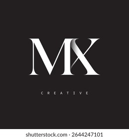 MX Monogram Logo Minimal Elegant Letter mark for Luxury, Fashion   Creative Brands	
