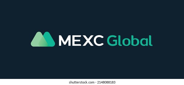 Mx Token MX cryptocurrency token, logotipo de la divisa criptográfica en fondo aislado con texto. la ilustración vectorial se puede usar para banner, fondo, publicación en medios sociales, blog, diseño de títulos, impresión, emblema.