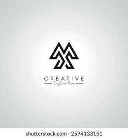 MX XM Letter Modern Unique Logo Design. Initial Based Monogram Template.