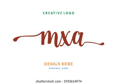 MXA lettering logo is simple, easy to understand and authoritative