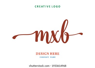 MXB lettering logo is simple, easy to understand and authoritative