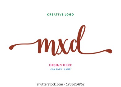 El logotipo de la inscripción MXD es sencillo, fácil de entender y autoritario
