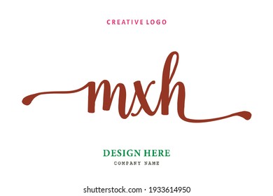 MXH lettering logo is simple, easy to understand and authoritative