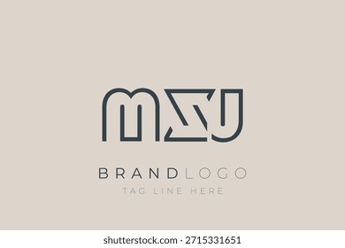 MXJ abstract letter logo design. Modern Business Logo Design With Abstract Typography and Contemporary Style