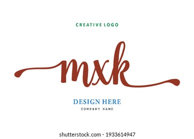 MXK lettering logo is simple, easy to understand and authoritative