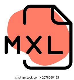 Un archivo MXL es una puntuación de música comprimida para la composición y la notación de la música