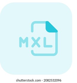 An MXL file is a compressed music score for music composition and notation
