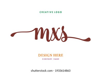 El logotipo de la inscripción MXS es sencillo, fácil de entender y autoritario