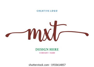 El logotipo de la inscripción MXT es sencillo, fácil de entender y autoritario