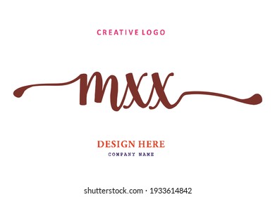 MXX lettering logo is simple, easy to understand and authoritative