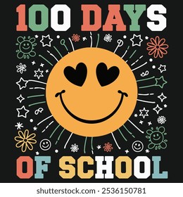 Diseño de camisetas de In My 100 Days of School