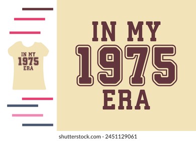 In meinem 1975er Ära T-Shirt-Design 