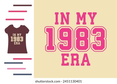 In meinem 1983er Ära T-Shirt-Design 