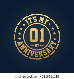 It's my 1st Anniversary, 1st Wedding Anniversary celebration