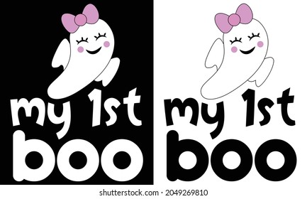 My 1st boo shirt, Halloween Shirt, Shirt for Halloween, funny Halloween Shirt.