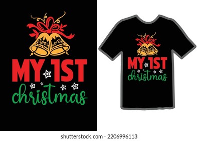 My 1st Christmas svg design