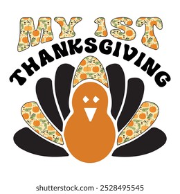 my 1st thanksgiving T shirt Design Lover