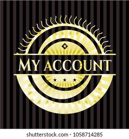 My account gold shiny badge