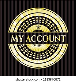  My account golden emblem