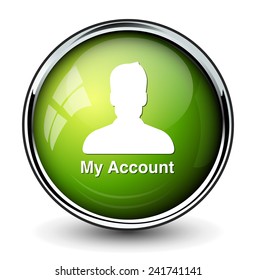 My Account Icon Vector (Royalty Free) 241741141