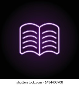 my account neon icon. Elements of web set. Simple icon for websites, web design, mobile app, info graphics