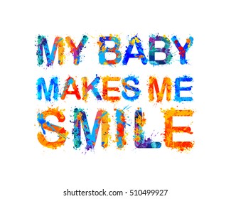 My baby makes me smile