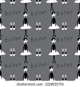 my BALLET  concept vector poster