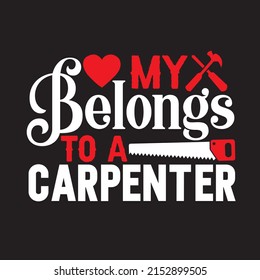 my belongs to a carpenter