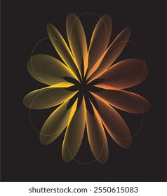 My blending flower logo beautifully represents the harmony of nature and creativity. The design features vibrant petals that seamlessly merge together, symbolizing unity and diversity. With its soft c