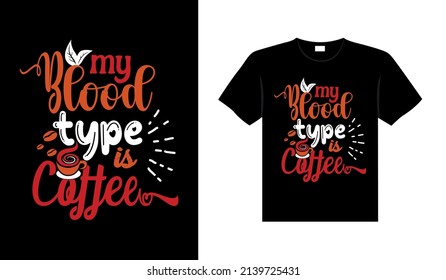 blood type coffee shirt