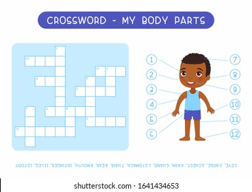 Body Parts Worksheet High Res Stock Images Shutterstock