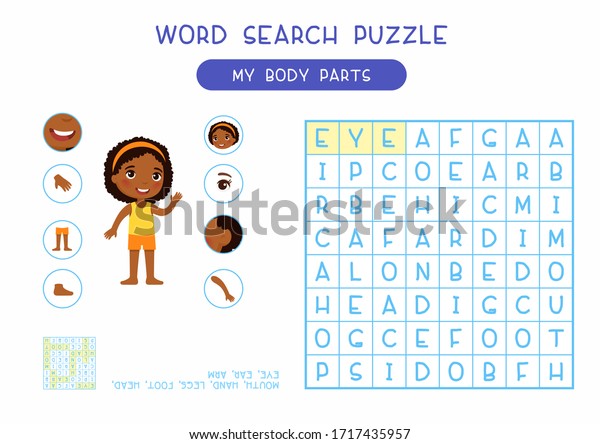 my-body-parts-word-search-puzzle-flat-vector-design-anatomy-learning